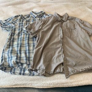 2 old navy buttoned down shirts- Size XL